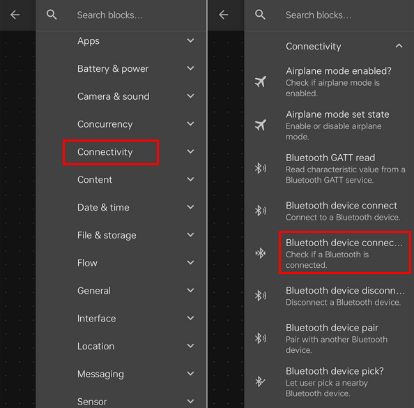 Creating A Connectivity Flow In Automation