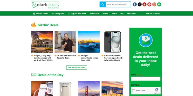 Deal Websites Clarkdeals