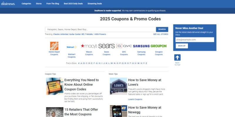 Deal Websites Dealnews