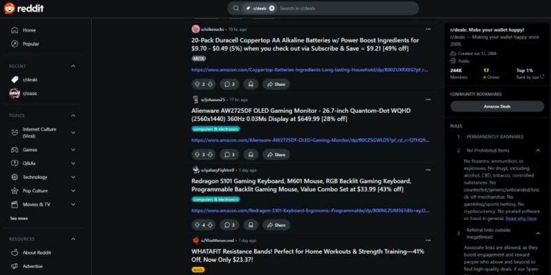 Deal Websites Reddit