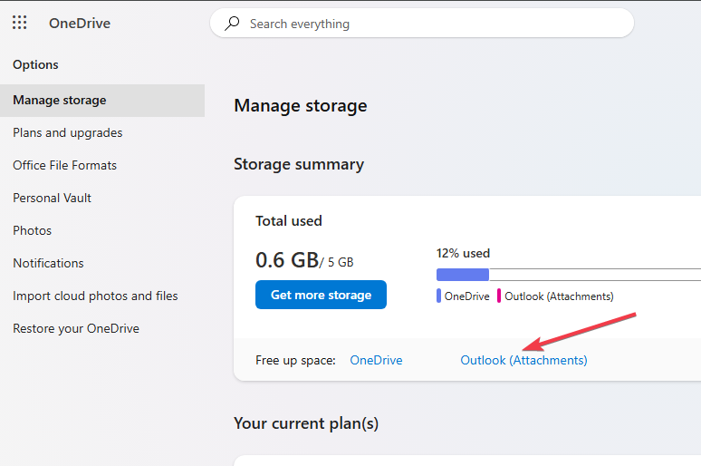 Delete Outlook Attachment Onedrive