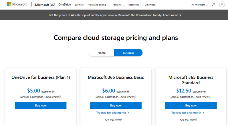 Get Onedrive Subscription To Manage Space