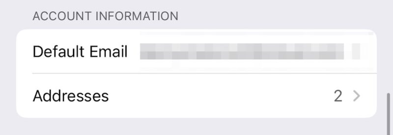 Choose Default Mail in iCloud Mail