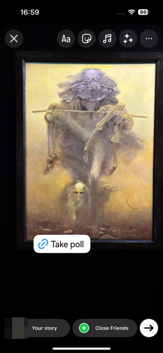 Link to Poll Maker poll on Instagram Story. 