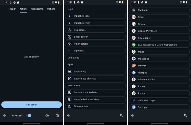 Key Mapper Add Action