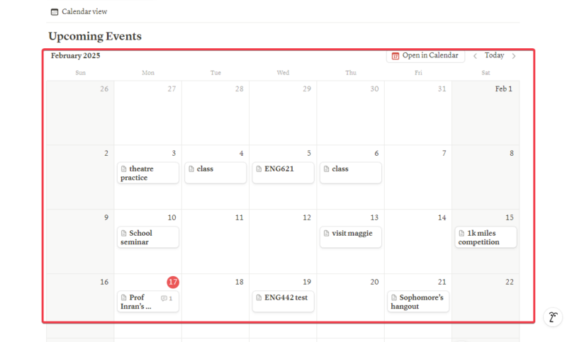 Mastering Your Schedule Notion