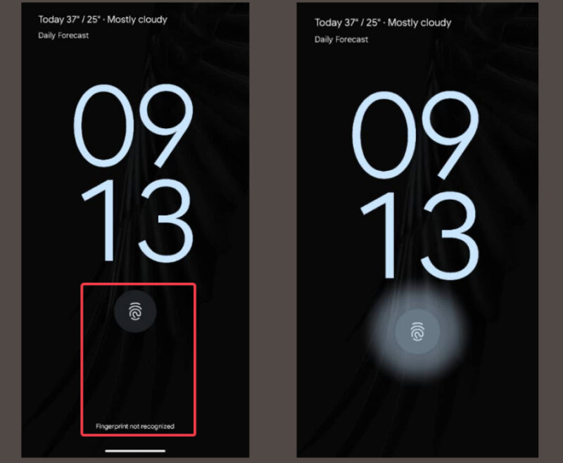 Pixel Inconsistent Fingerprint Sensor