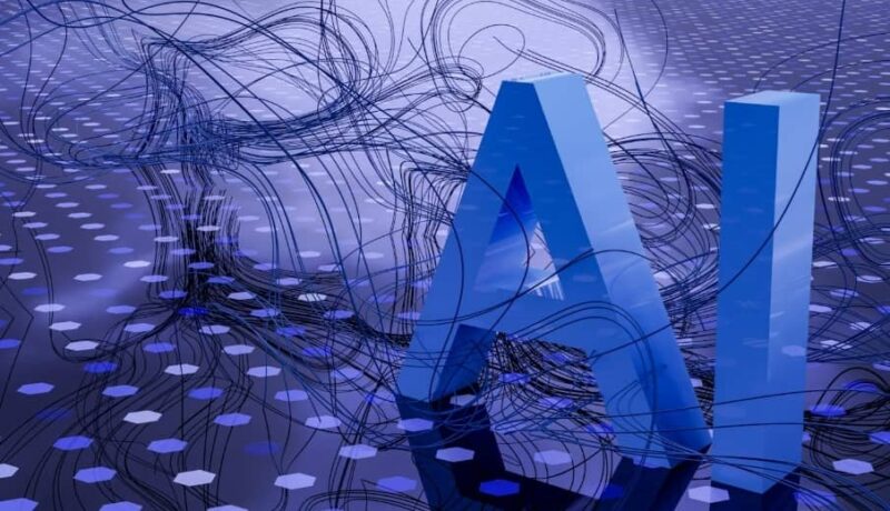 AI surrounded by cables.