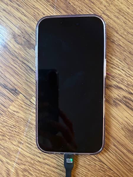 Green light on the USB-C cord