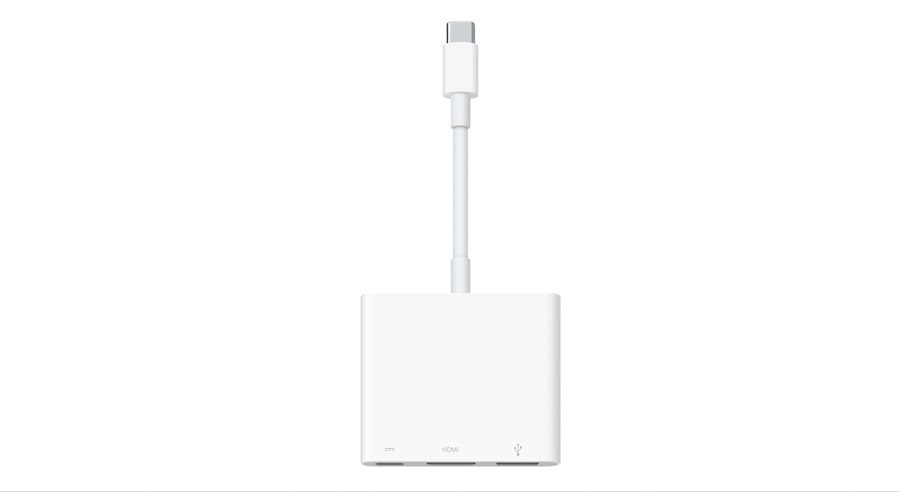 An Apple Multiport USB Adapter