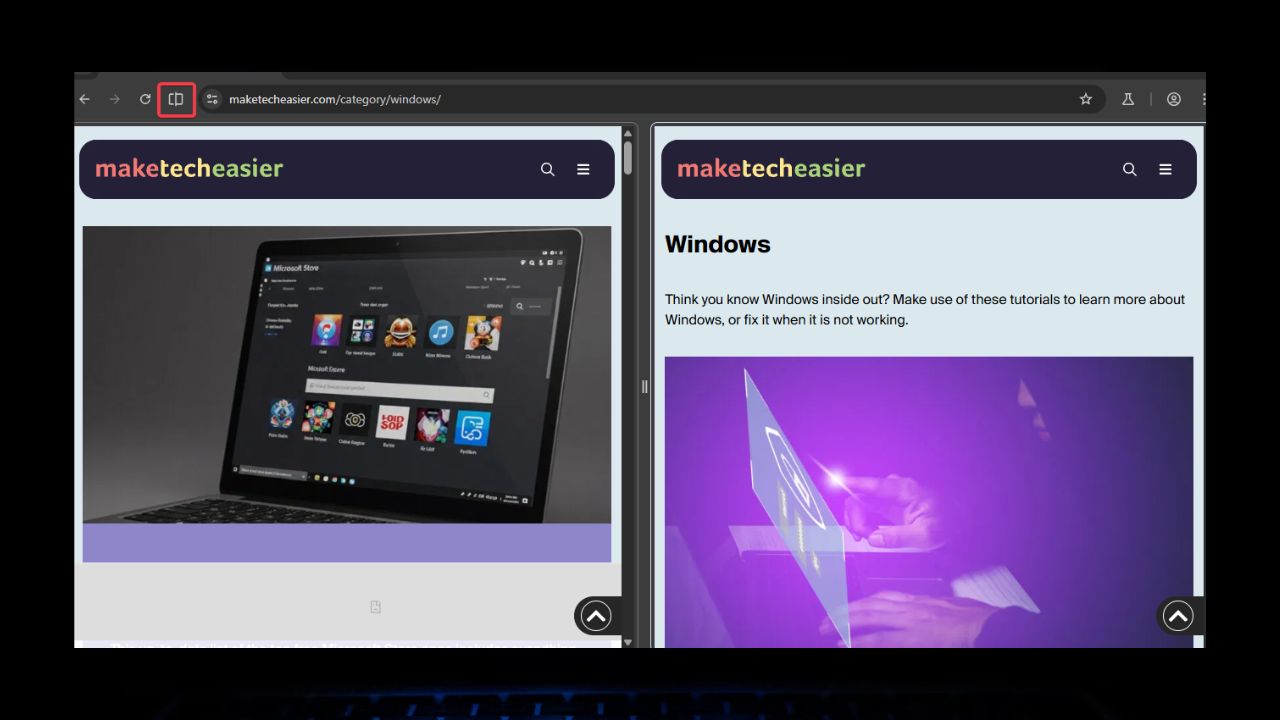 Use The New Chrome Split Tabs Feature for Better Multitasking