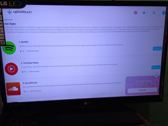 Uptodown, an app store that helps you access region-restricted apps.