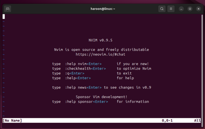Launching Neovim From The Ubuntu Terminal