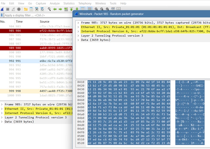 Wireshark analysis all the network packets being transferred for a given Wi-Fi connection.