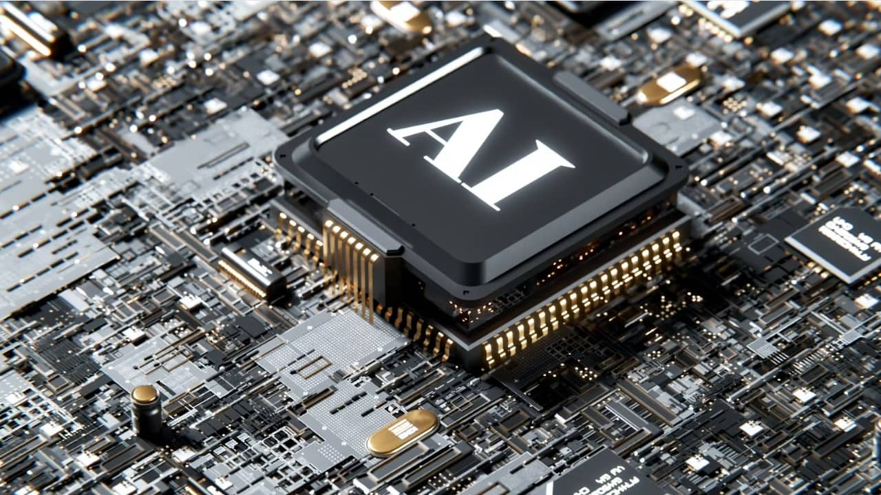 AI chip on motherboard.