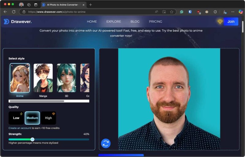 Drawever Photo Upload