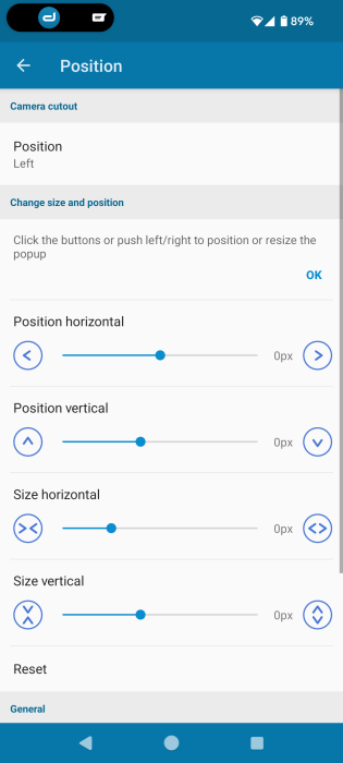 Changing position of Dynamic Island in sDynamic Spot app. 