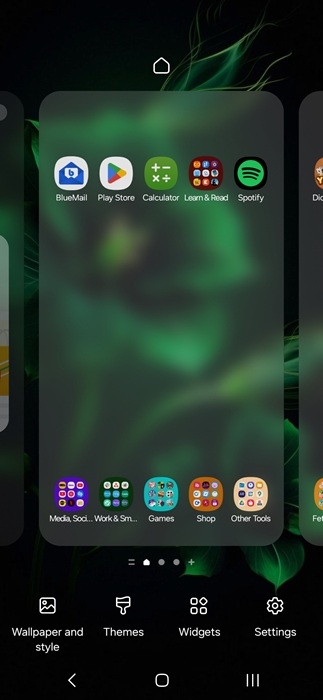 Adding widgets on Android.