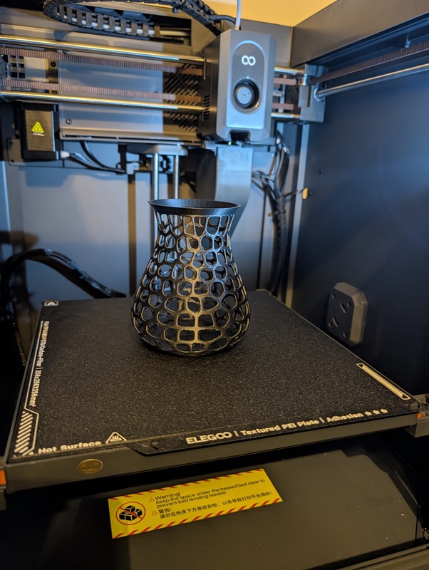 Printing vase with Elegoo Centauri Carbon.