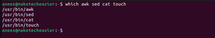 Find Path Of Multiple Commands