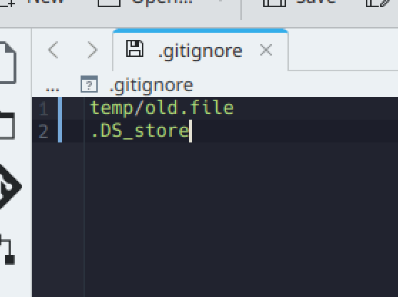 Gitignore Include Filepath