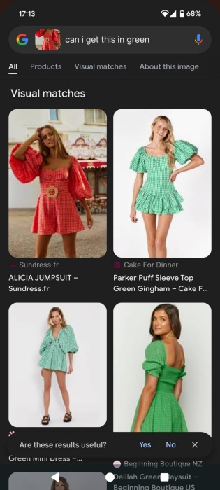 Question matches on image using Google's Circle to Search function.