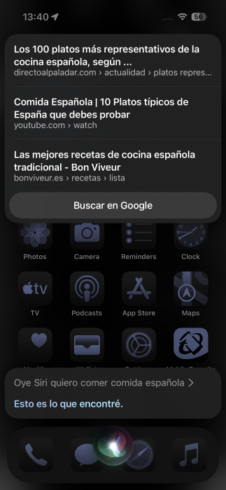 Speaking with Siri in foreign language on iPhone. 