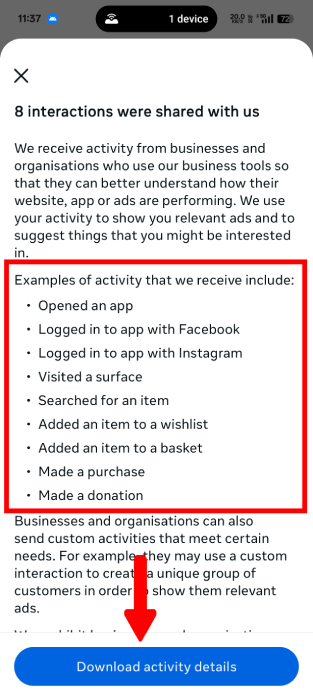 Metas Shared Interactions