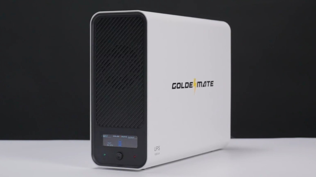 Never Lose Power Again With GOLDENMATE UPS Battery Backup
