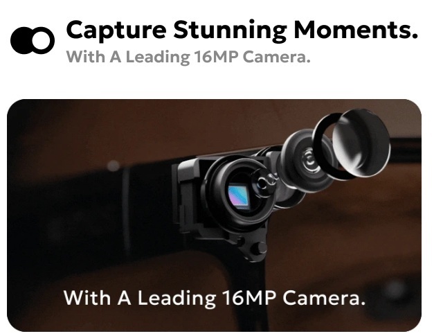 Showcasing loomos's 16MP camera.