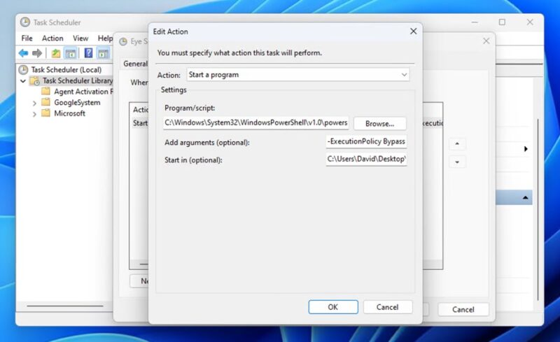 Trigger Properties Task Scheduler