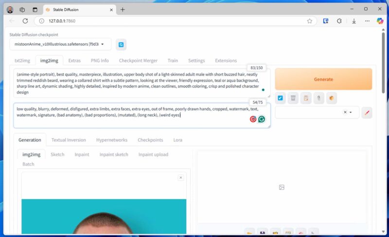 Webui Photo To Anime Prompt