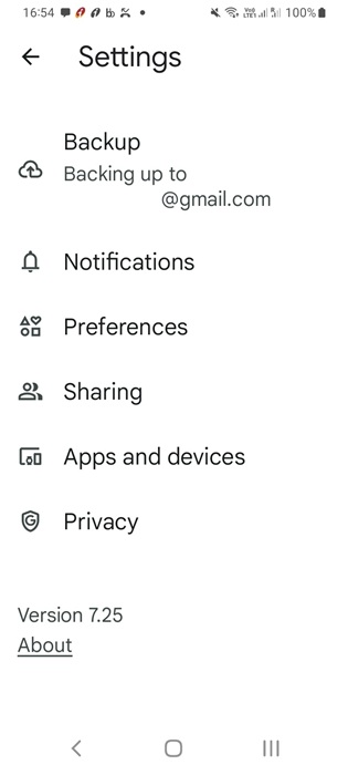 Google Photos version shown above is the minimum requirement for Ultra HDR editing.