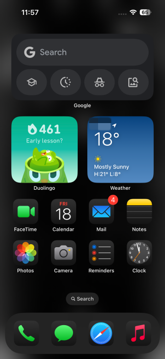 Add Shortcuts Google Search Widget Ios New Widget View