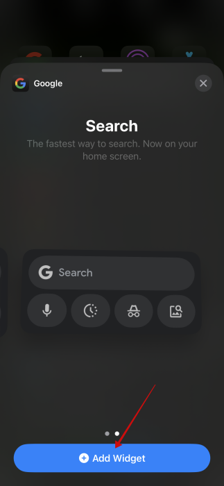 Add Shortcuts Google Search Widget Ios Searching