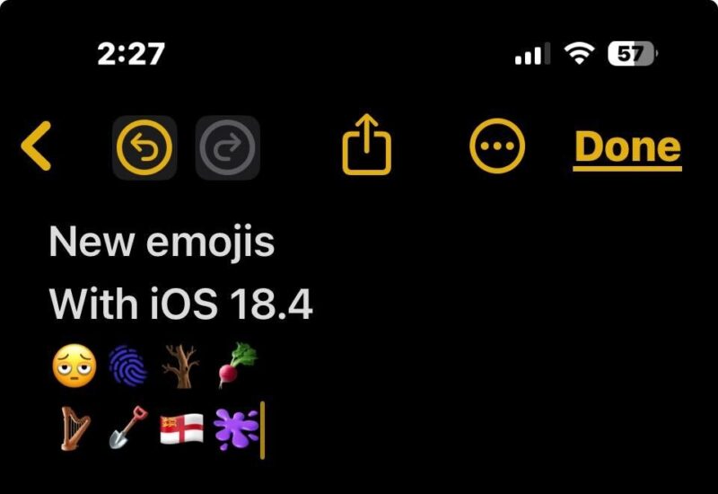iOS 18.4 emojis