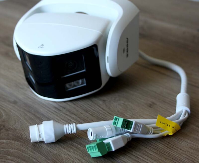 Annke 180 Panoramic Cam Front And Leads