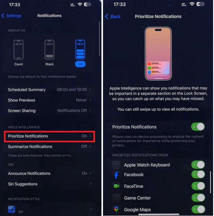 Ios 18.4 Features Priority Notifications