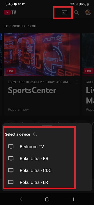Restore Youtube Tv On Roku Cast