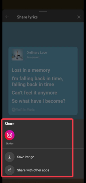 Share Lyrics Youtube
