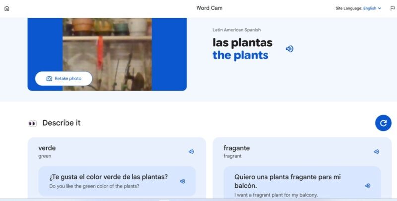 Extra words with Word Cam.