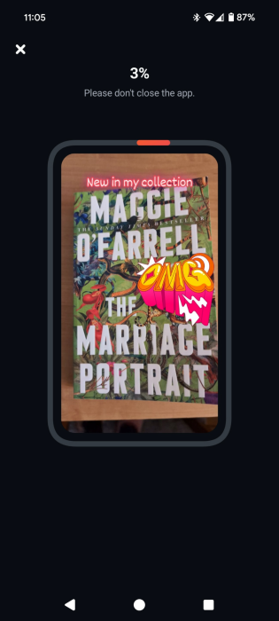 Generating video with Instagram Edits app.