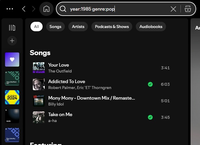 Using Spotify tips and tricks to search better.