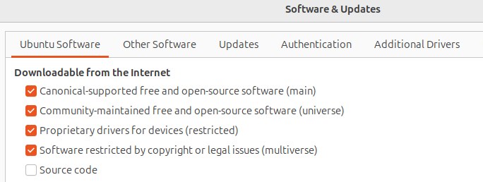 Ubuntu Various Repositories