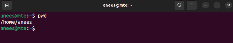 Check Current Directory