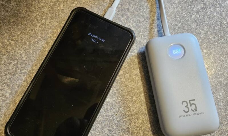 Using Veger K1 Power Bank at DMV.