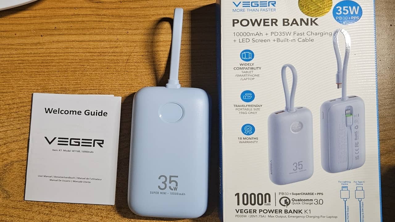 This Compact Veger K1 Power Bank Goes Everywhere I Go