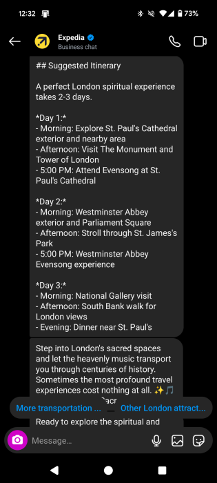 Instagram Reels Travel Suggested Schedule