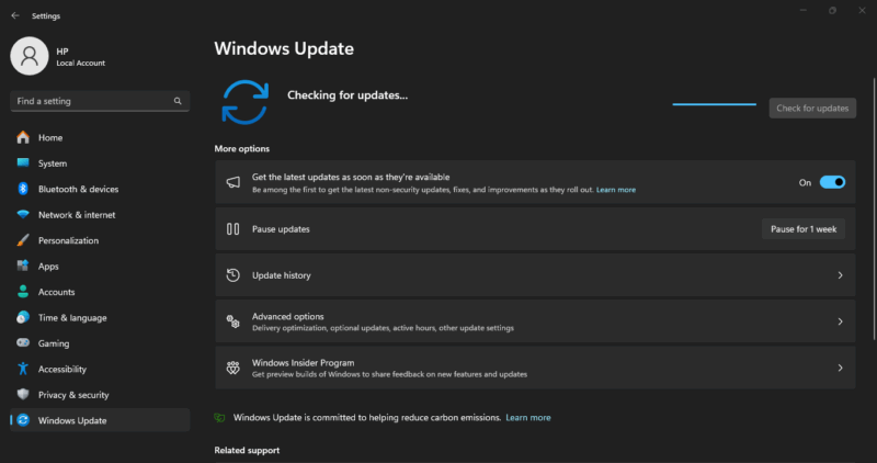 Update Windows