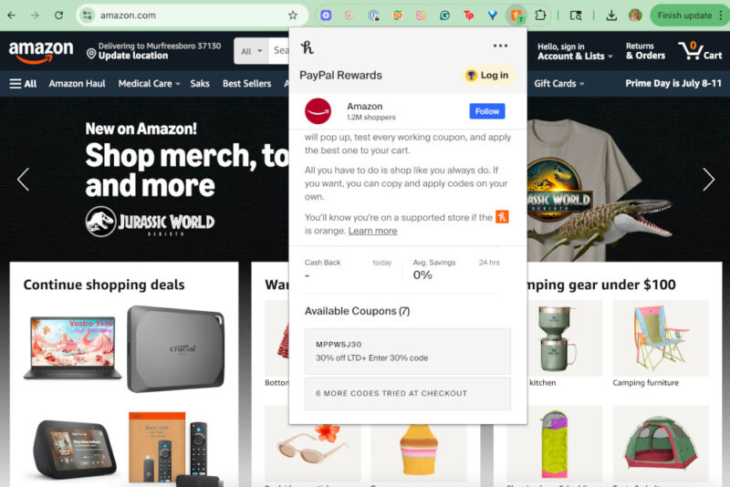 Amazon Price Tracking site -Honey